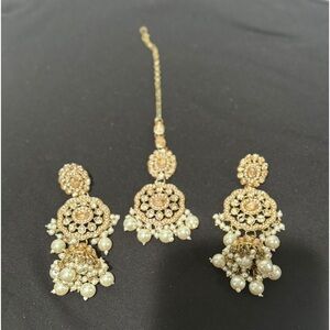 Elegant Party wear Indian Jhumka Jhumki earrings for women’s | long white beads